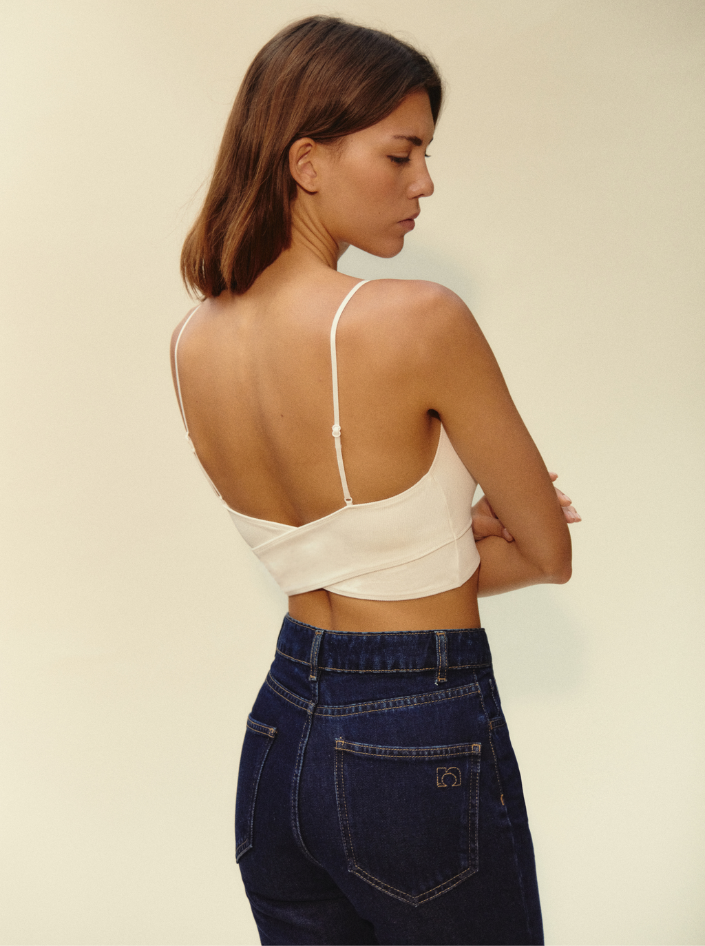 Brassière Crossed White (Old)