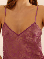 Robe Longue Dark Fuchsia