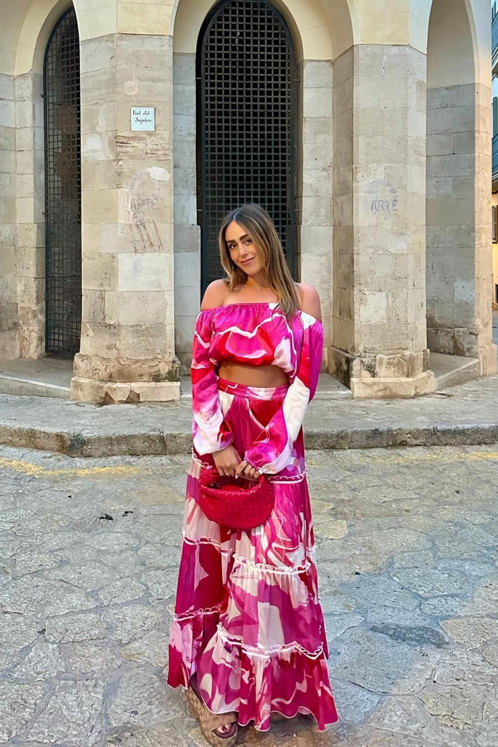 Joana Top - Pink Boa