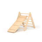 Pikler Triangle + Large Double-Sided Slide