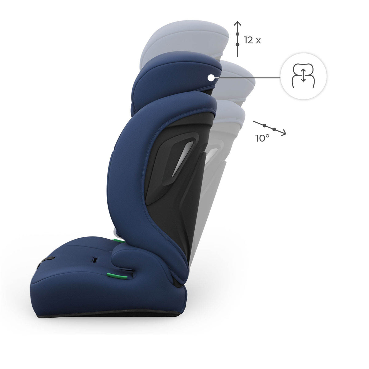 Comfort Up 2 Plus I-Size Car Seat Navy Blue