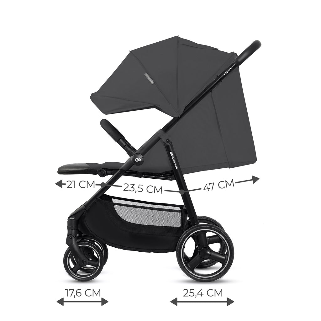 Silla de paseo Trig 3 Gris