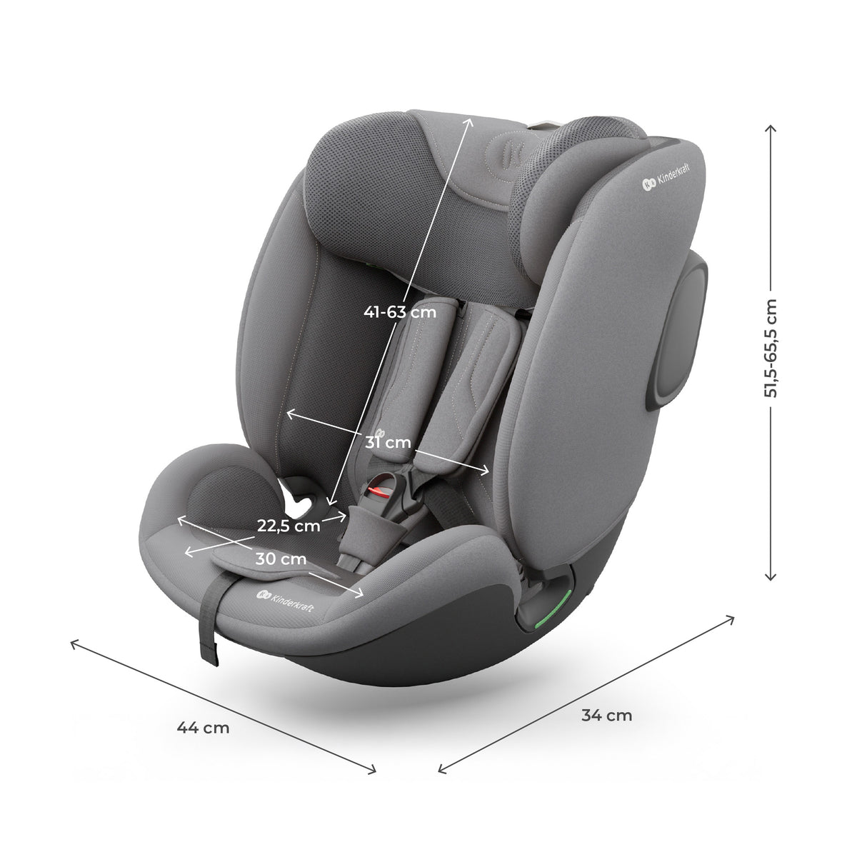 Seggiolino Auto I-Fix Endura Safe Grigio