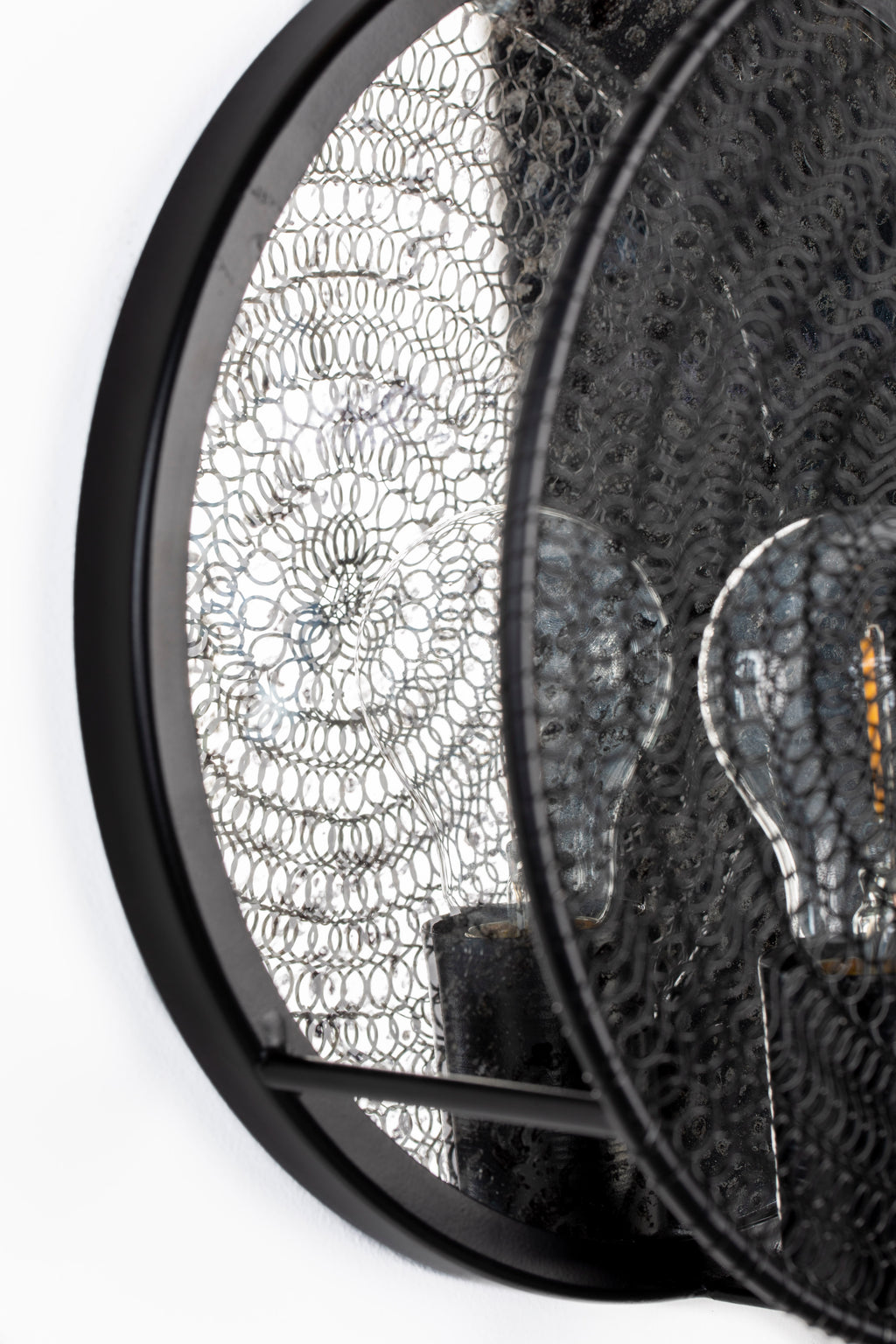 Lea - Aplique de Pared - Metal - Negro