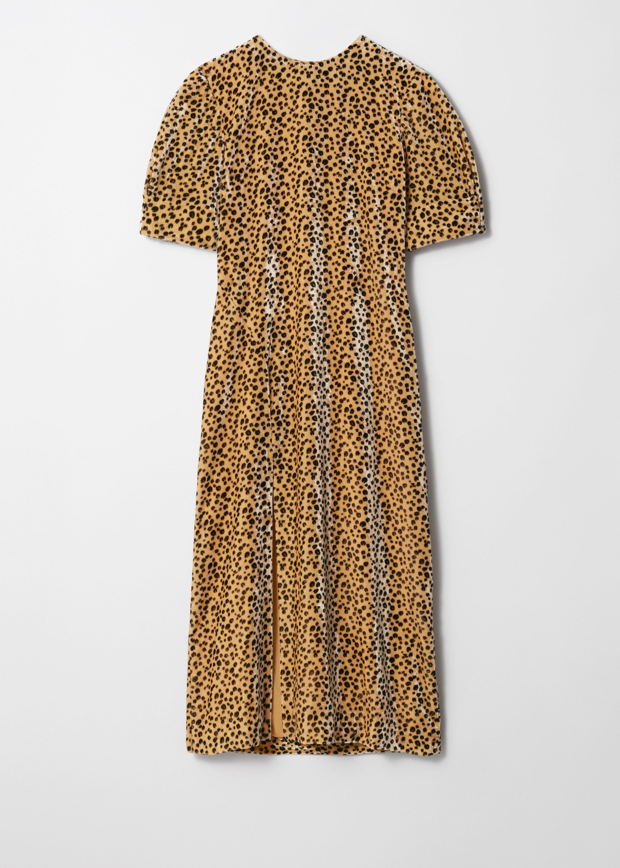 Dress Pa Acelia Velvet Dress Party - Yellow - Women
