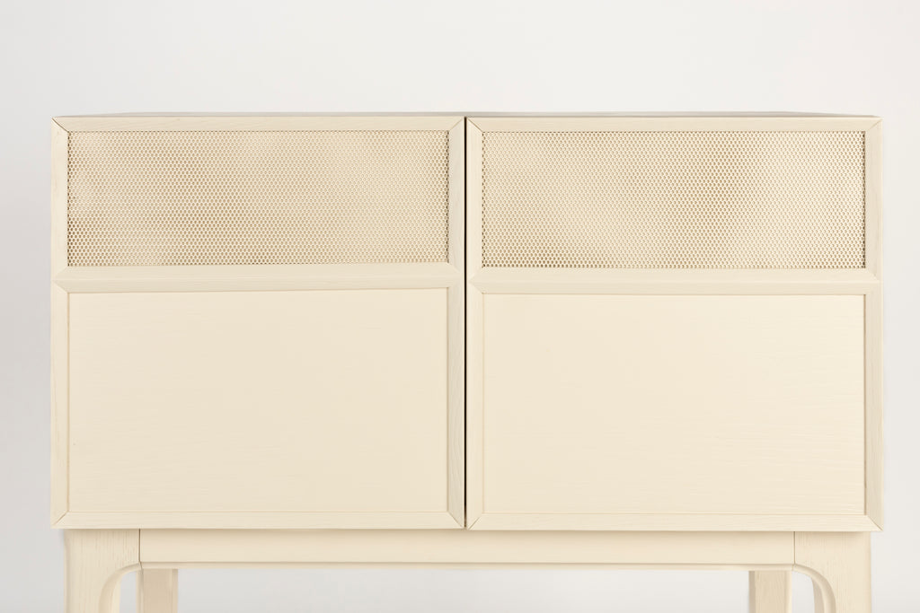 June - Armario - Chapa de roble - Beige