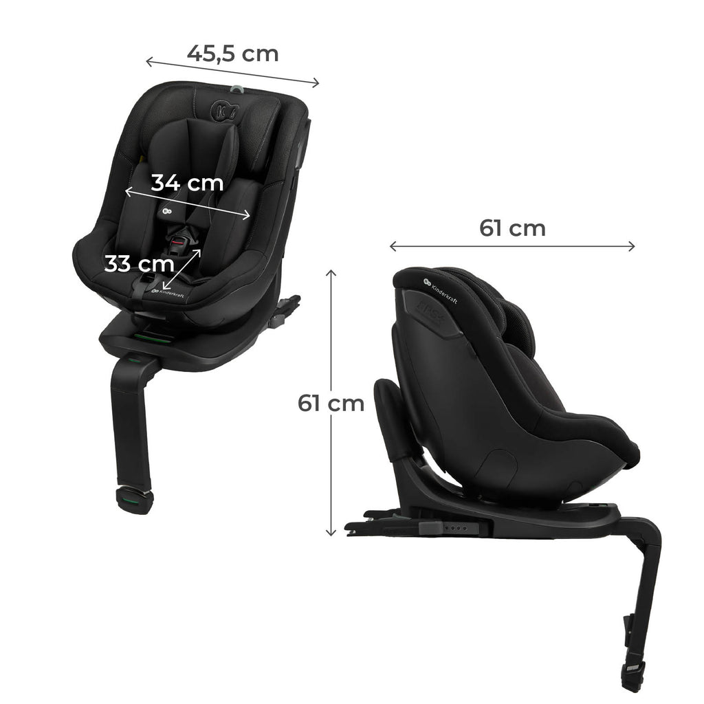 Seggiolino Auto I-Guard I-Size Air Flow Nero