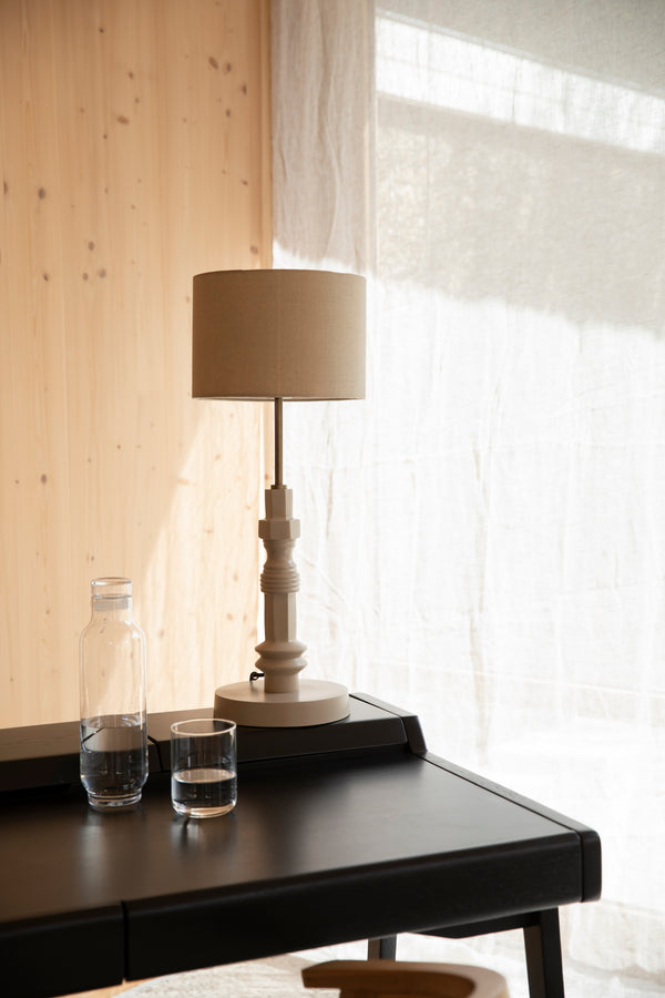 Totem - Table Lamp - Aluminum - Beige
