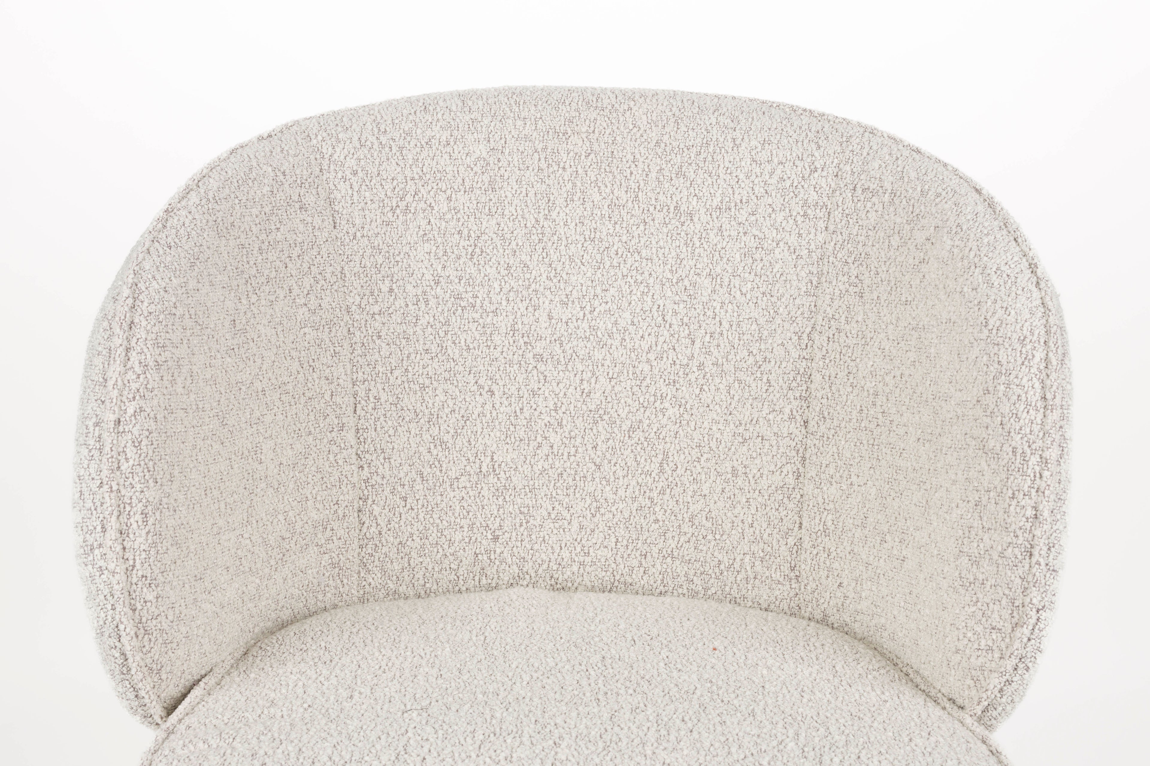 Joa - Set of 2 Dining Chairs - Polyester - Beige