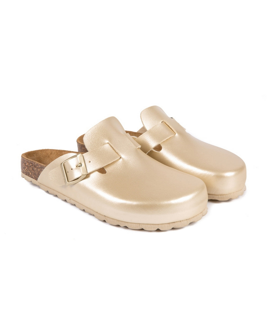 Gold Clogs - Women