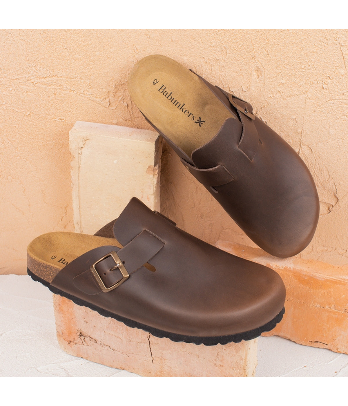 Brown Clogs - Men