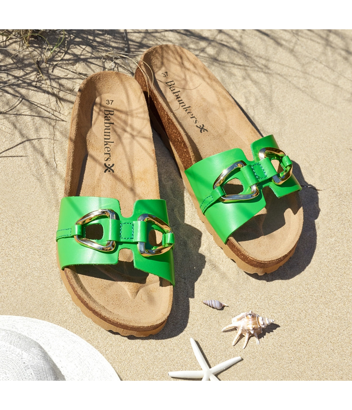 Green Sandals - Women