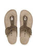 Khaki Sandals - Women