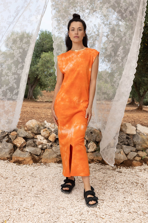The Adèle Orange Dress