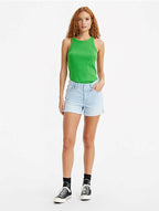 Levi´S ® 501 Denim Shorts Azul 25 Mulher