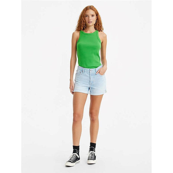 Levi's 501 Mid-Rise Blue Denim Shorts