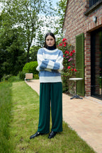 Maddox Sweater - Blue Stripes