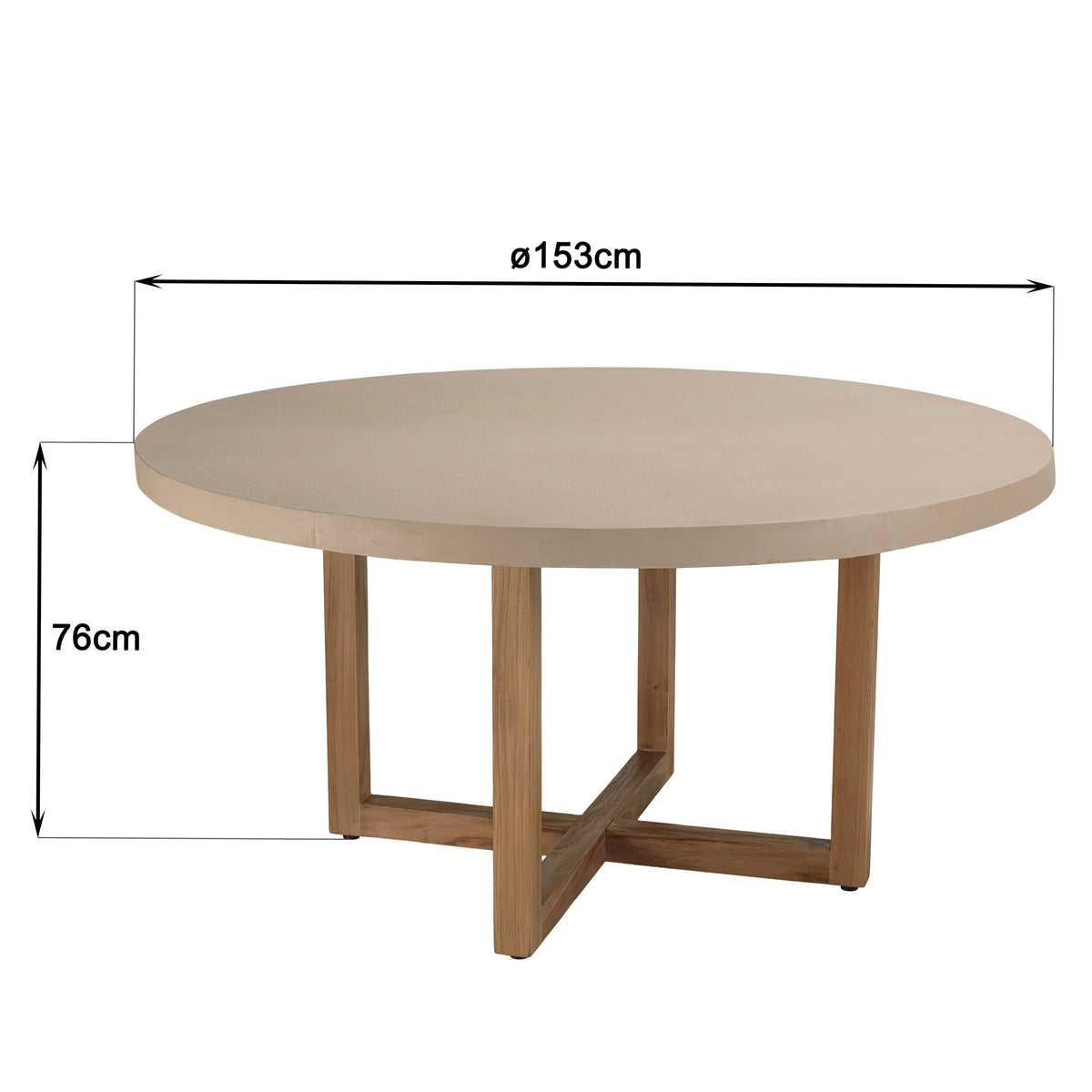 Dak - Mesa de comedor - Madera clara