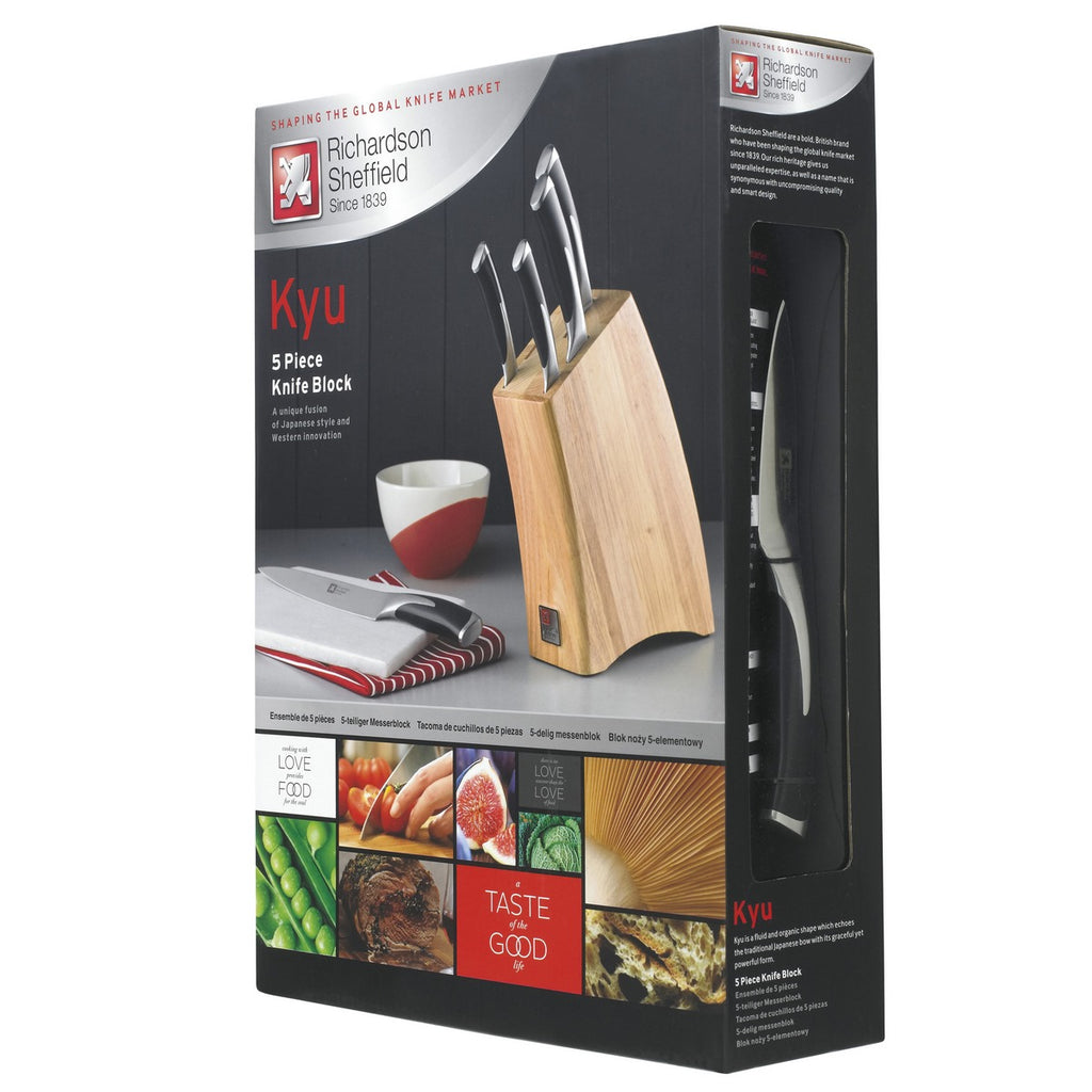 Kyu - 5-Piece Kitchen Knife Block