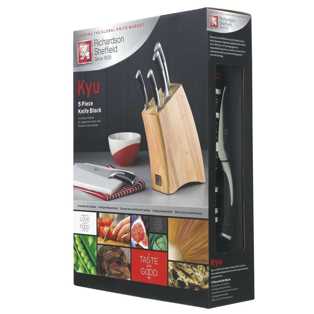 Kyu - 5-Piece Kitchen Knife Block
