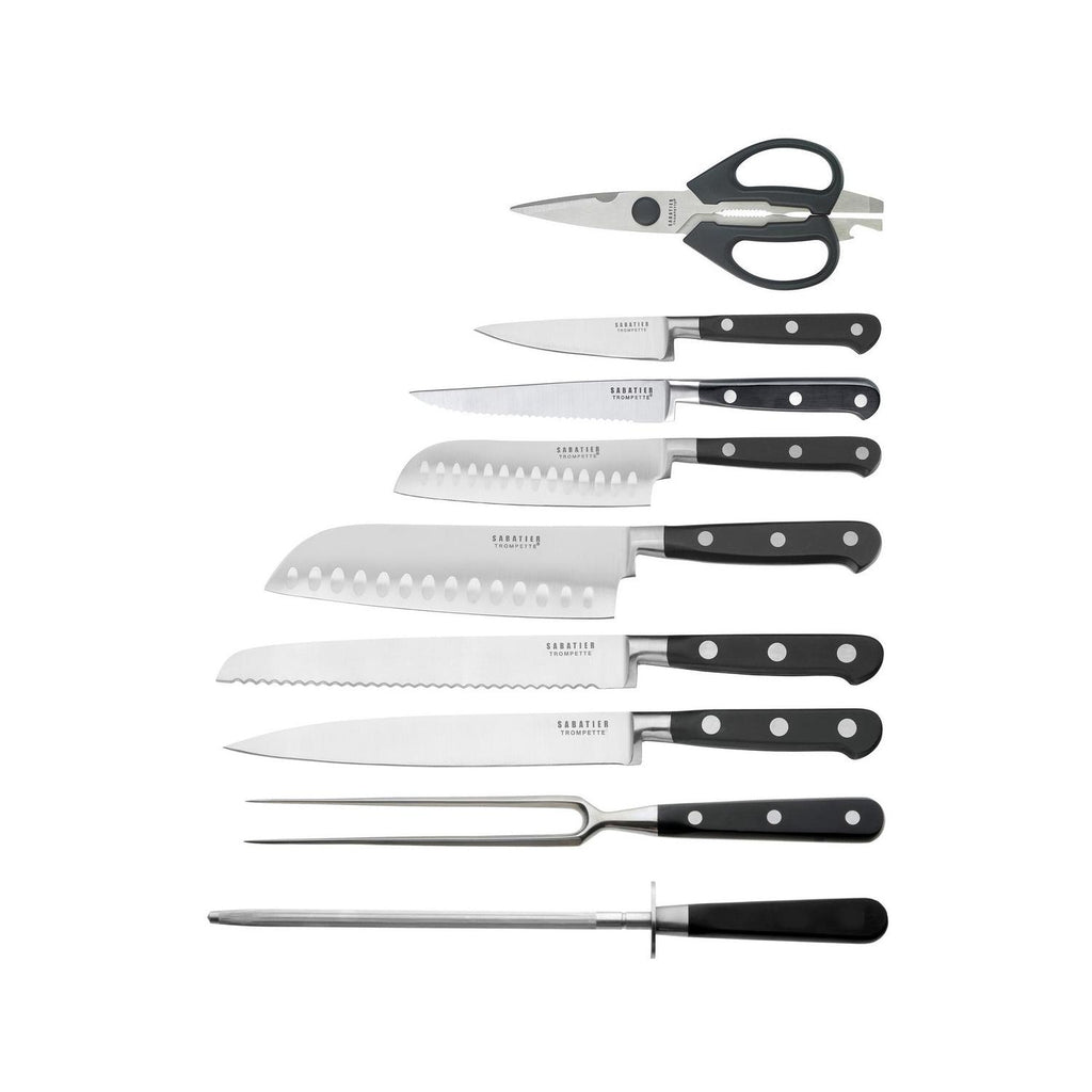 V Sabatier Love Food - Bloque de 9 cuchillos de cocina