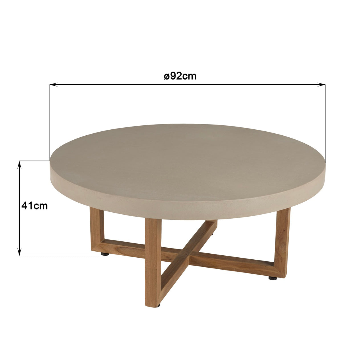Dak - Mesa de centro - Madera Clara