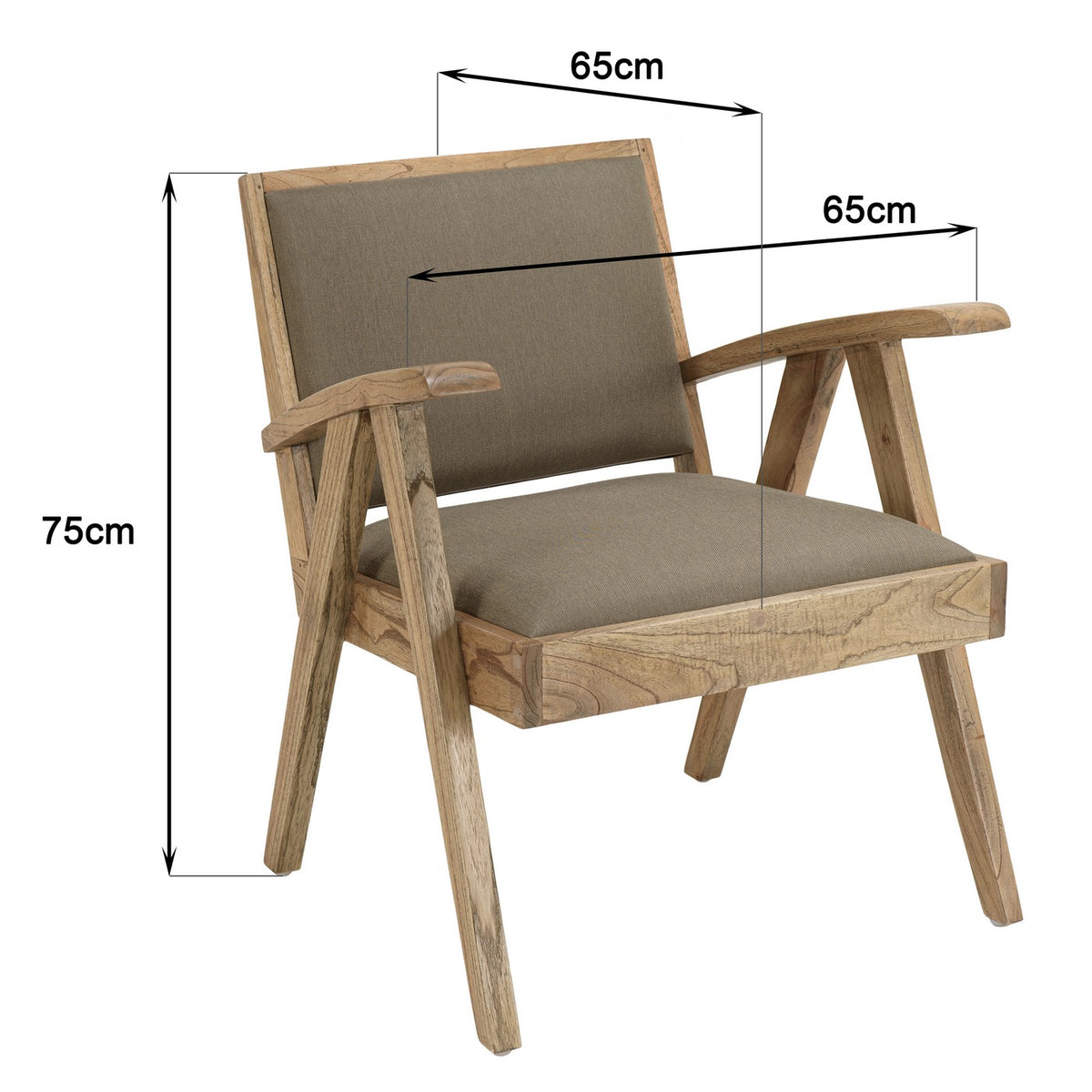 Dak - Sillón - Madera Clara