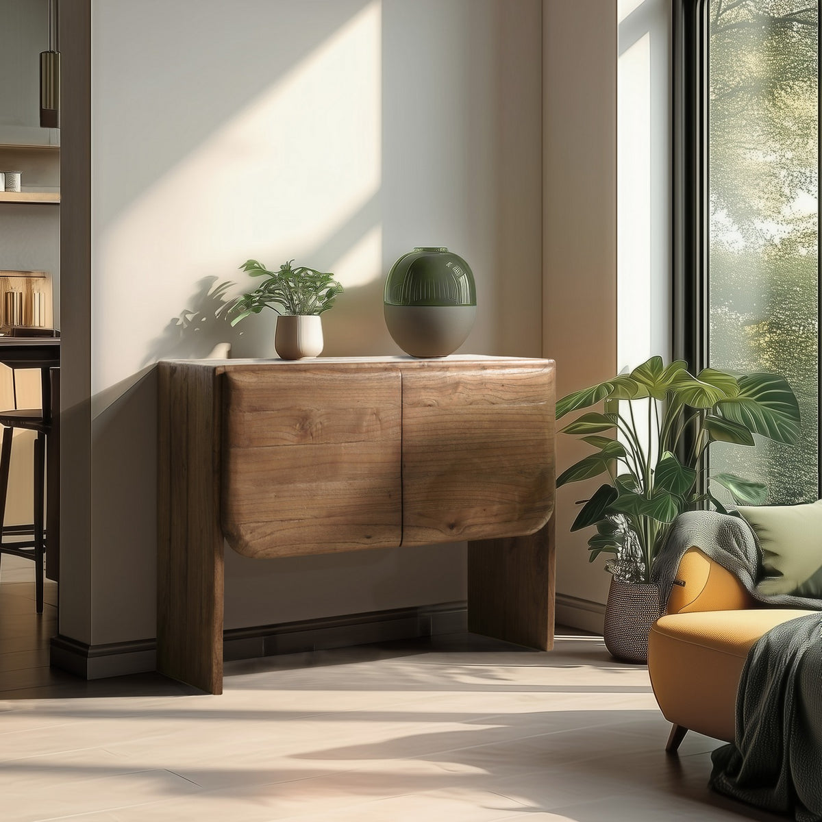 Romy - Credenza - Marrone Scuro