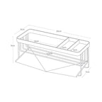 Organizador De Fregadero Con Escurridor - Blanco