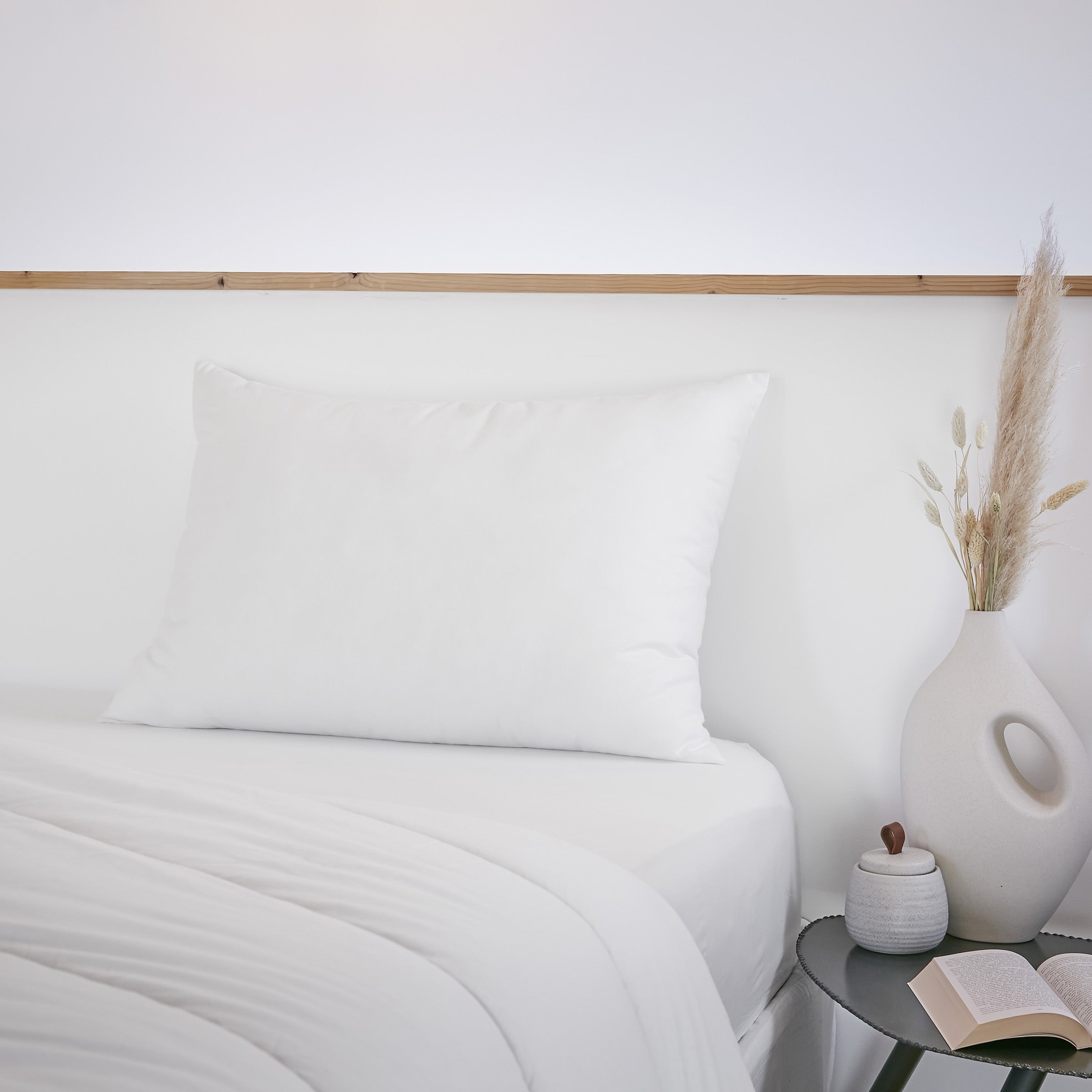 Almohada de Algodón Antiácaros - Algodón - Sirius - Blanco