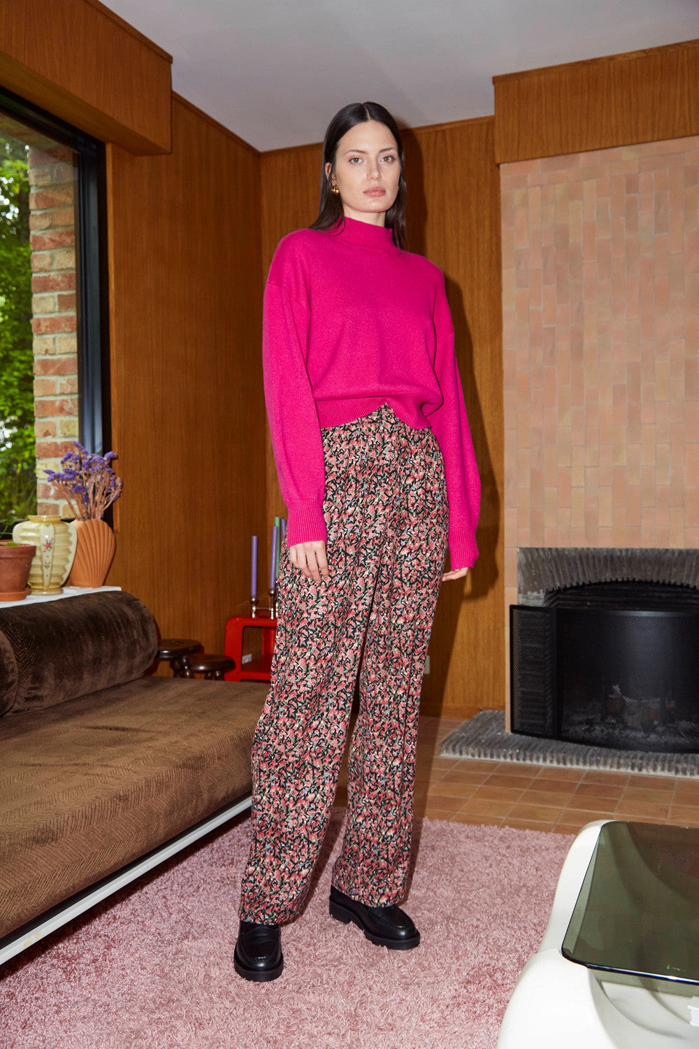 Sweter Mandevilla – Malinowy