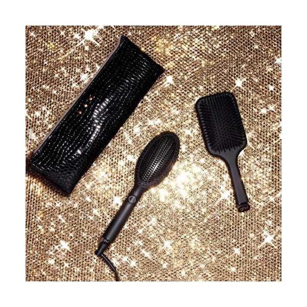 Ghd Glide Heated Brush Box, The Ghd Flat Brush And Its Pouch