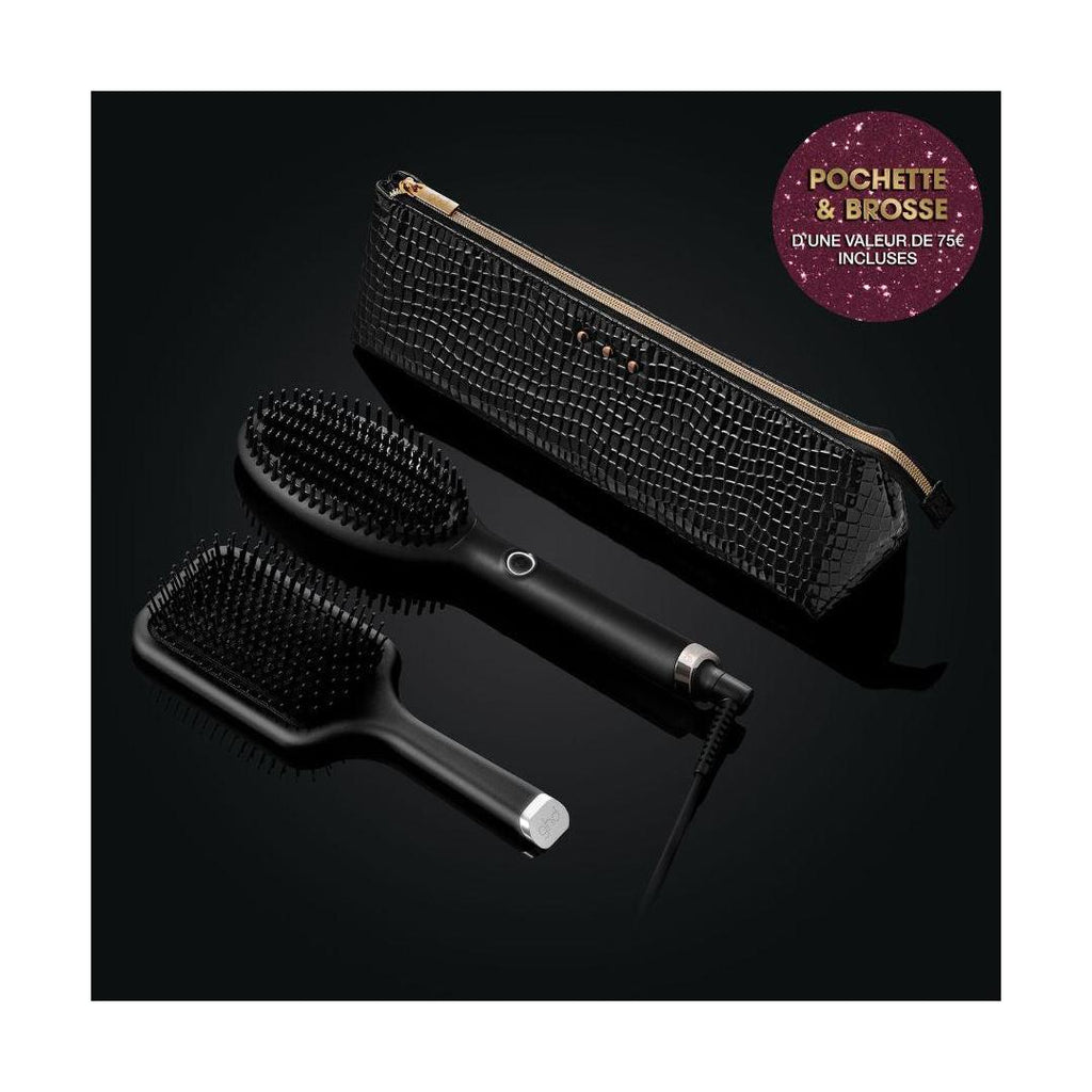 Ghd Glide Heated Brush Box, The Ghd Flat Brush And Its Pouch