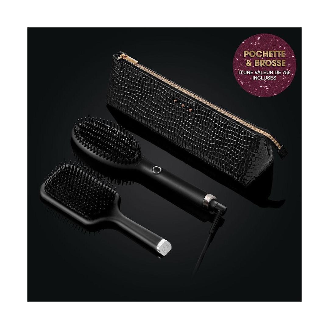 Ghd Glide Heated Brush Box, The Ghd Flat Brush And Its Pouch