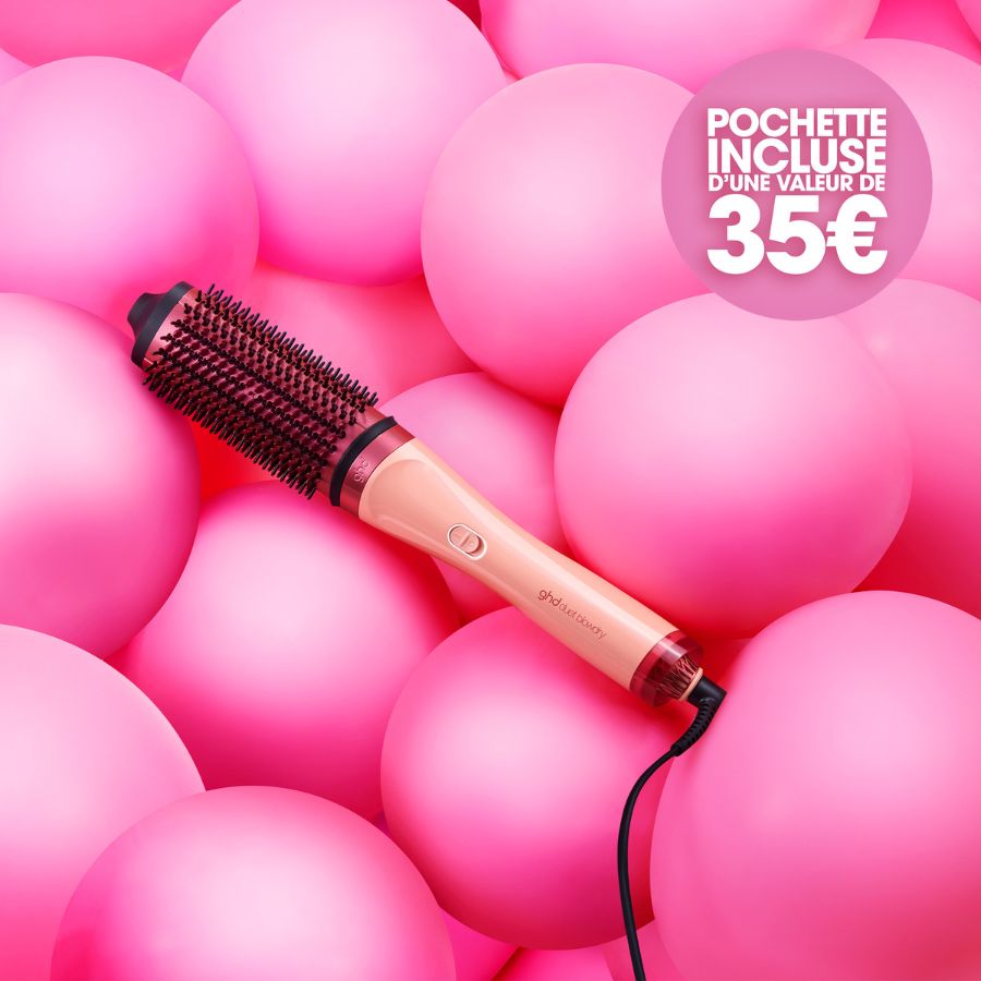 Ghd Duet Blowdry Blow-dry Brush - Jelly Collection - Tangy Peach