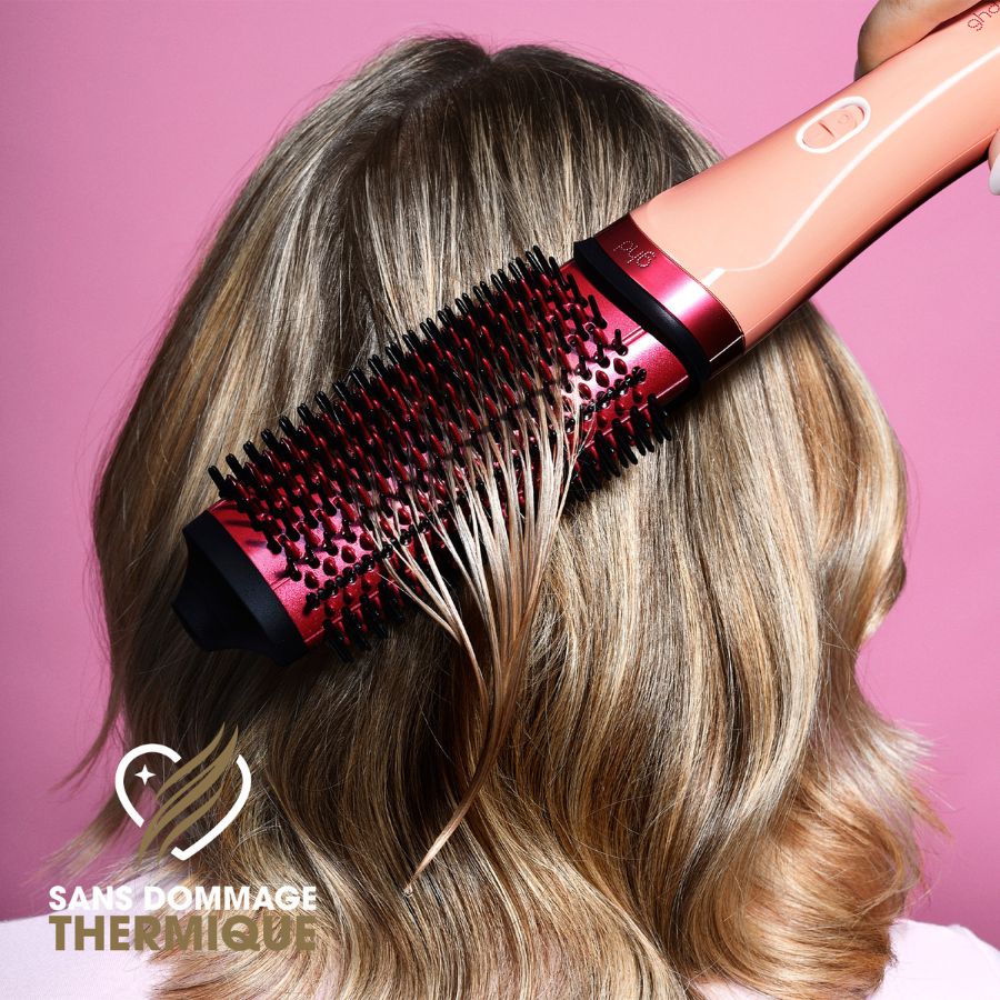 Ghd Duet Blowdry Blow-dry Brush - Jelly Collection - Tangy Peach