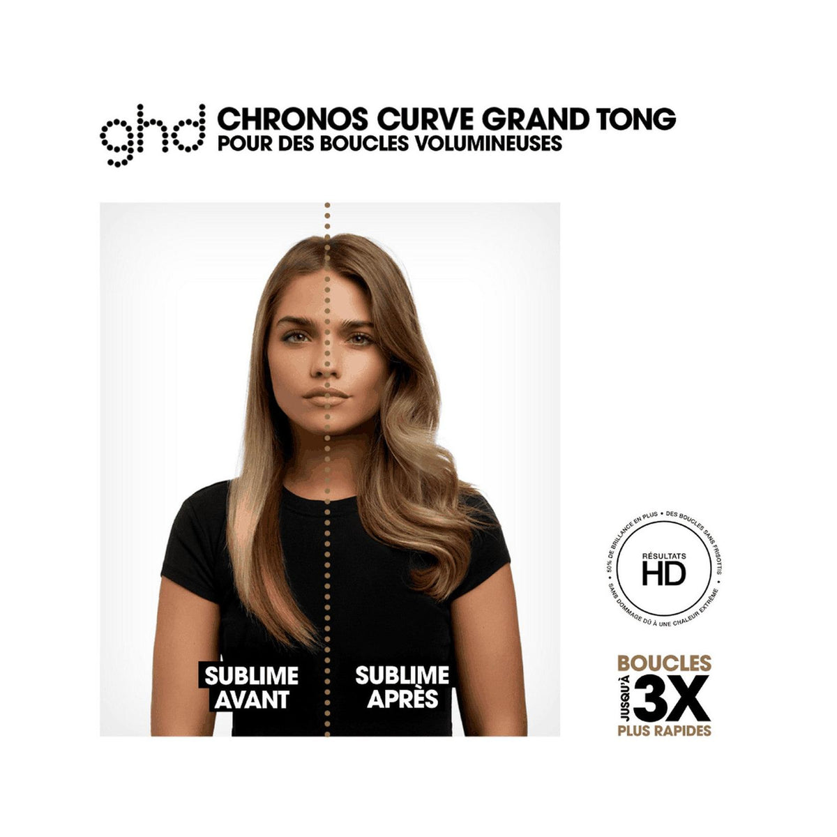 Boucleur GHD Chronos Grand Curl Tong - Édition Limitée Pink