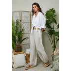 Pantalon - Beige - Femme