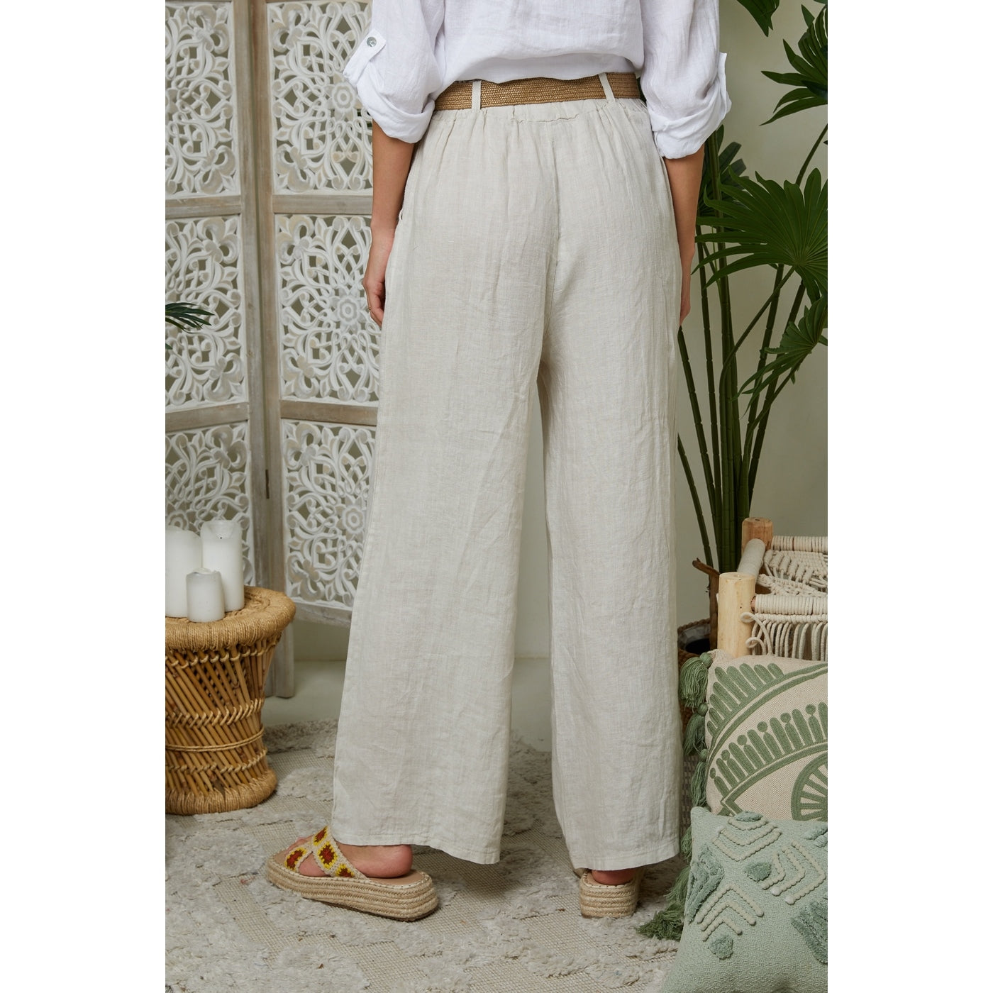 Pantalon - Beige - Femme