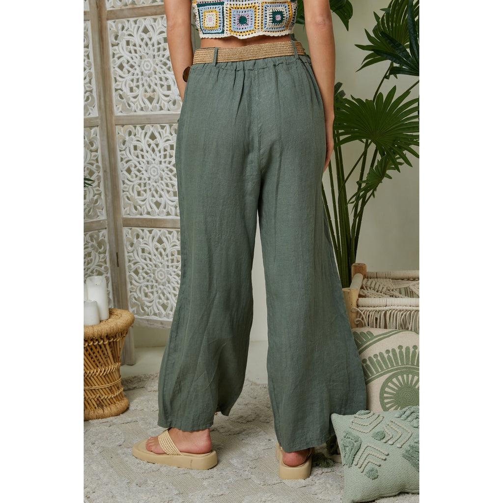 Pantalones - Caqui - Mujer