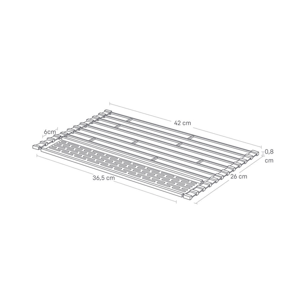 Égouttoir Pliable - Tower - Blanc