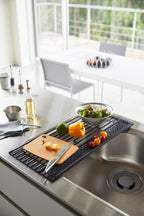 Folding Dish Drying Rack - Tower - Black