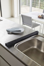 Folding Dish Drying Rack - Tower - Black