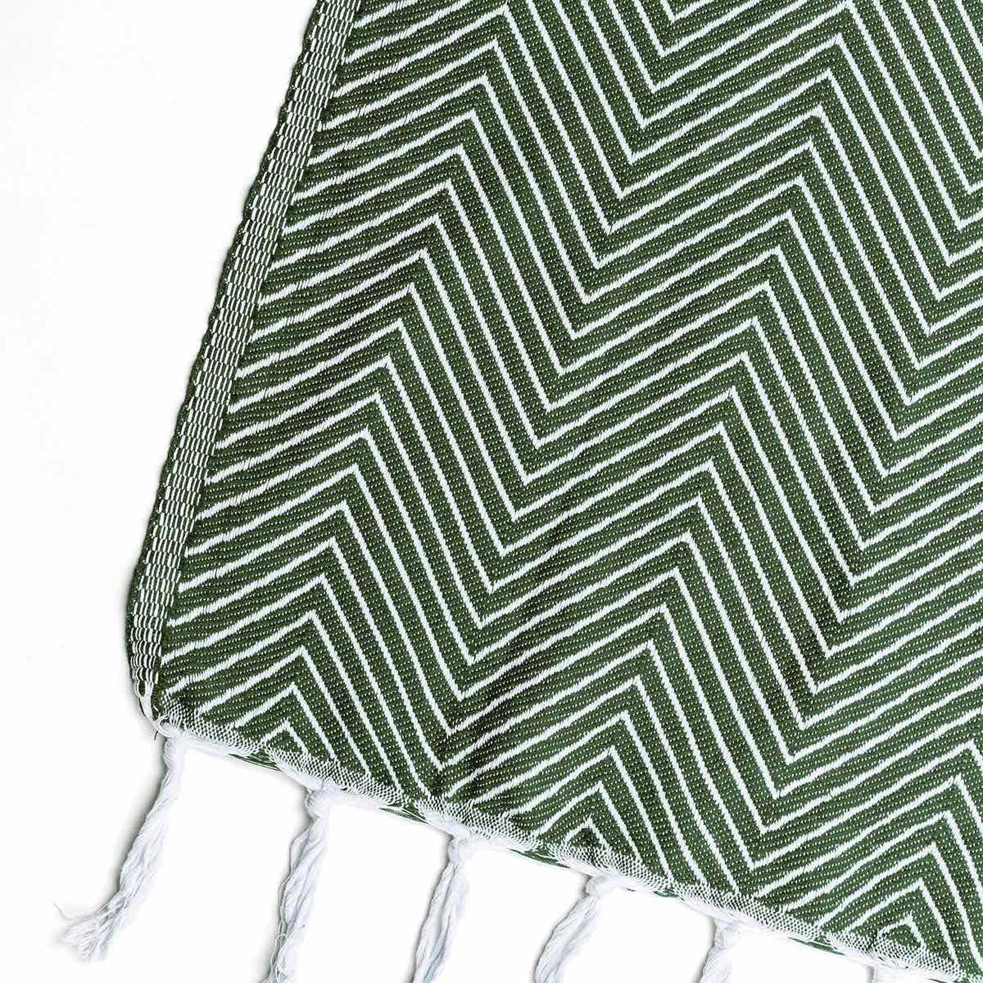 Amsterdam - Plaid - Coton - Vert Kaki