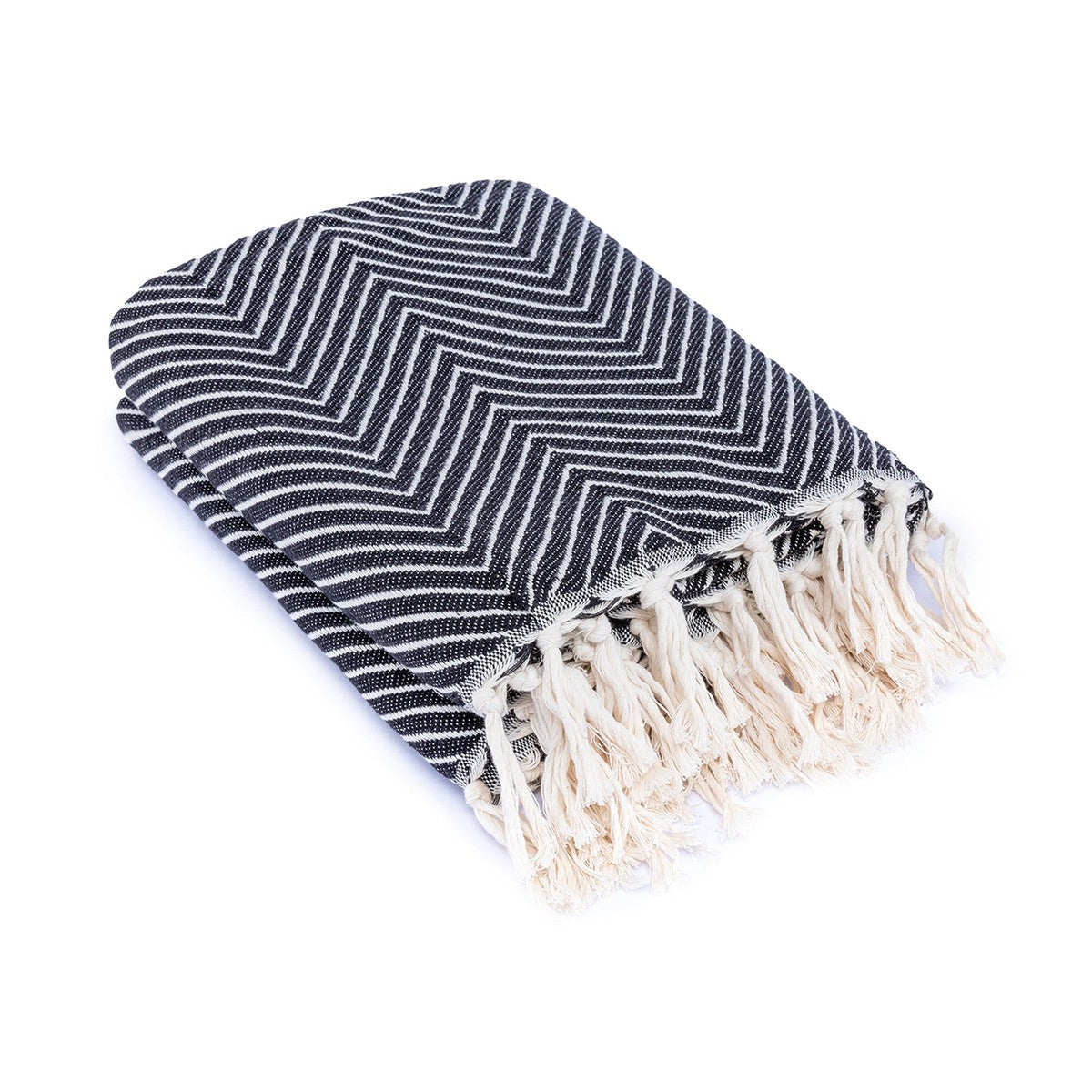Amsterdam - Throw - Cotton - Black