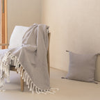 Amsterdam - Throw - Cotton - Taupe
