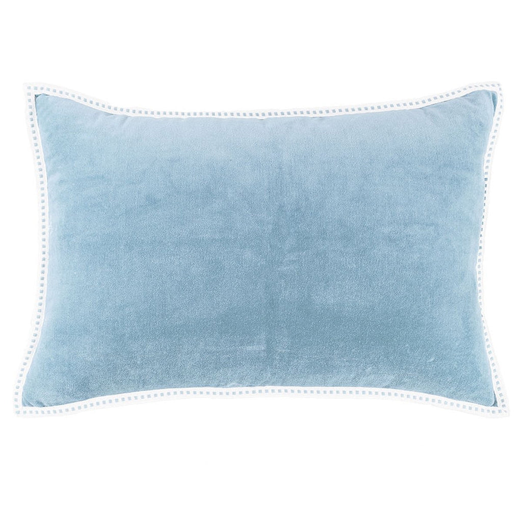 Erin - Cojín - Terciopelo De Algodón - Verde Celadón
