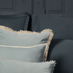 Erin - Cojín - Terciopelo De Algodón - Verde Celadón