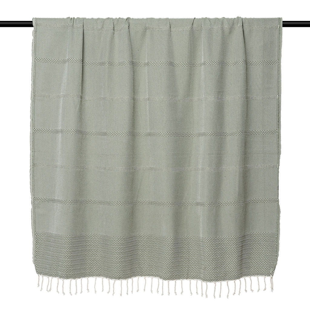 Oslo - Throw - Cotton - Green