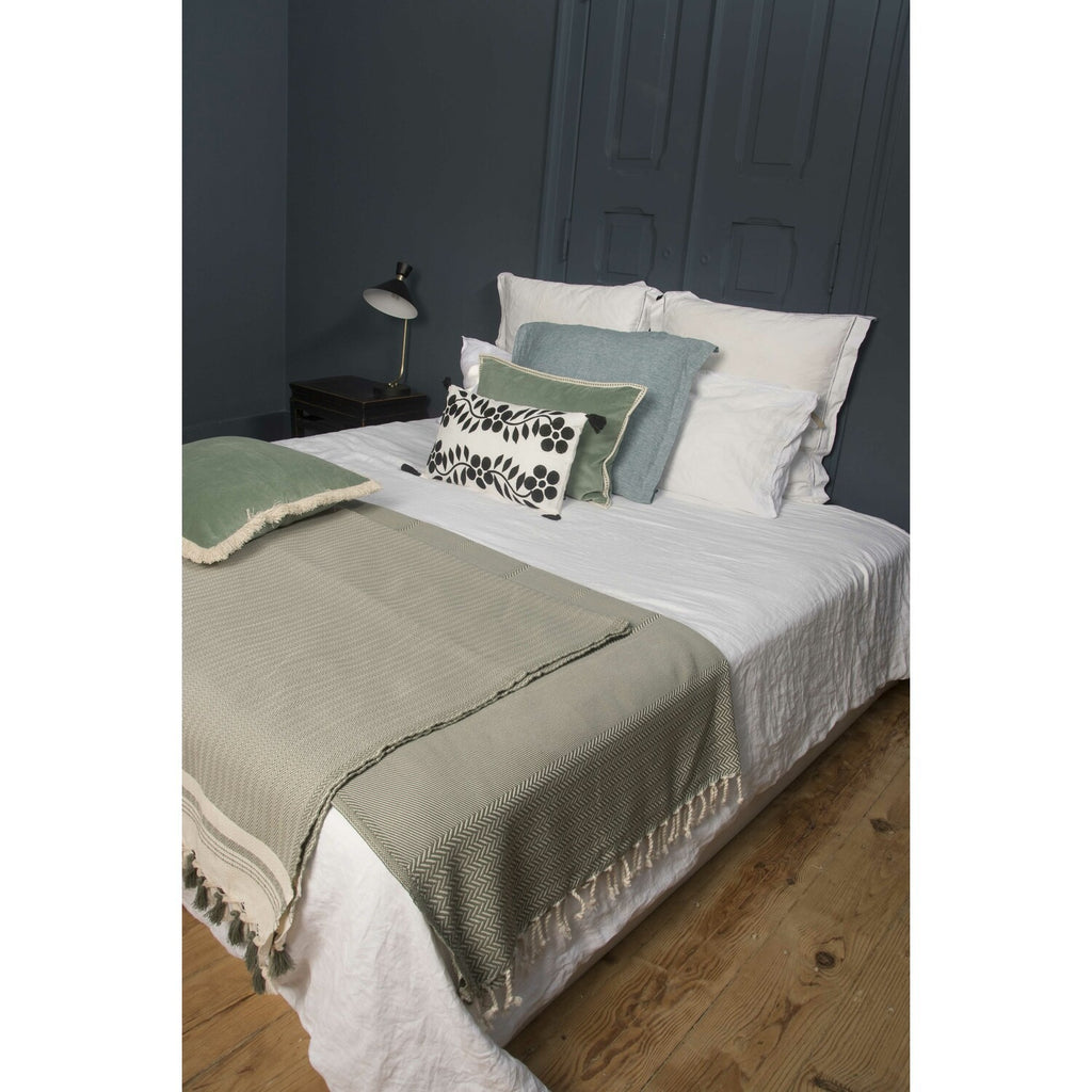 Oslo - Throw - Cotton - Green